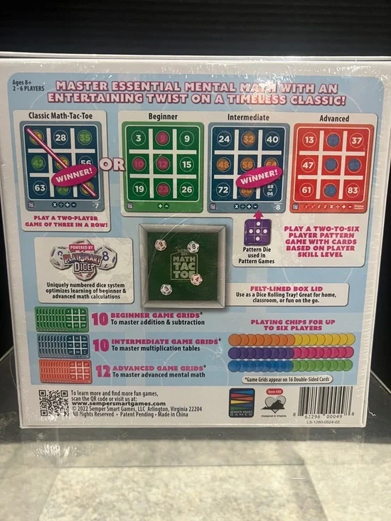 Math Tac Toe Game - Picture 2 of 4